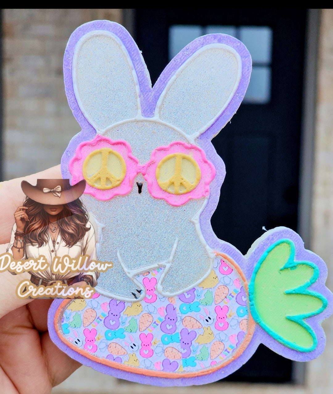 Abc Peace bunny & carrot