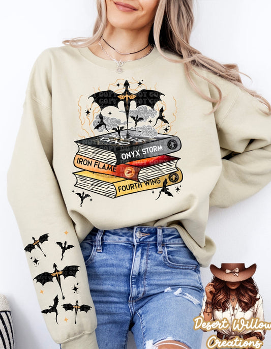 Dragon crew neck in color sands