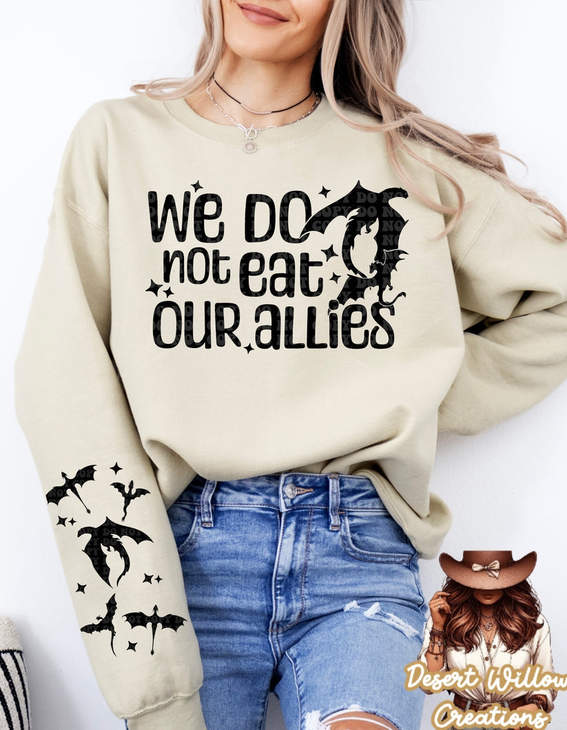 Dragon crew neck in color sands