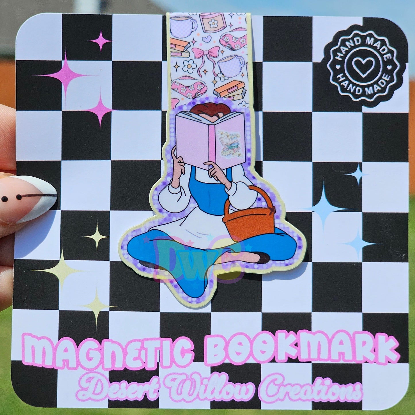 Belle magnetic bookmark