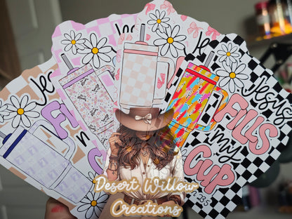 Abc Jesus full my cup cardstock option