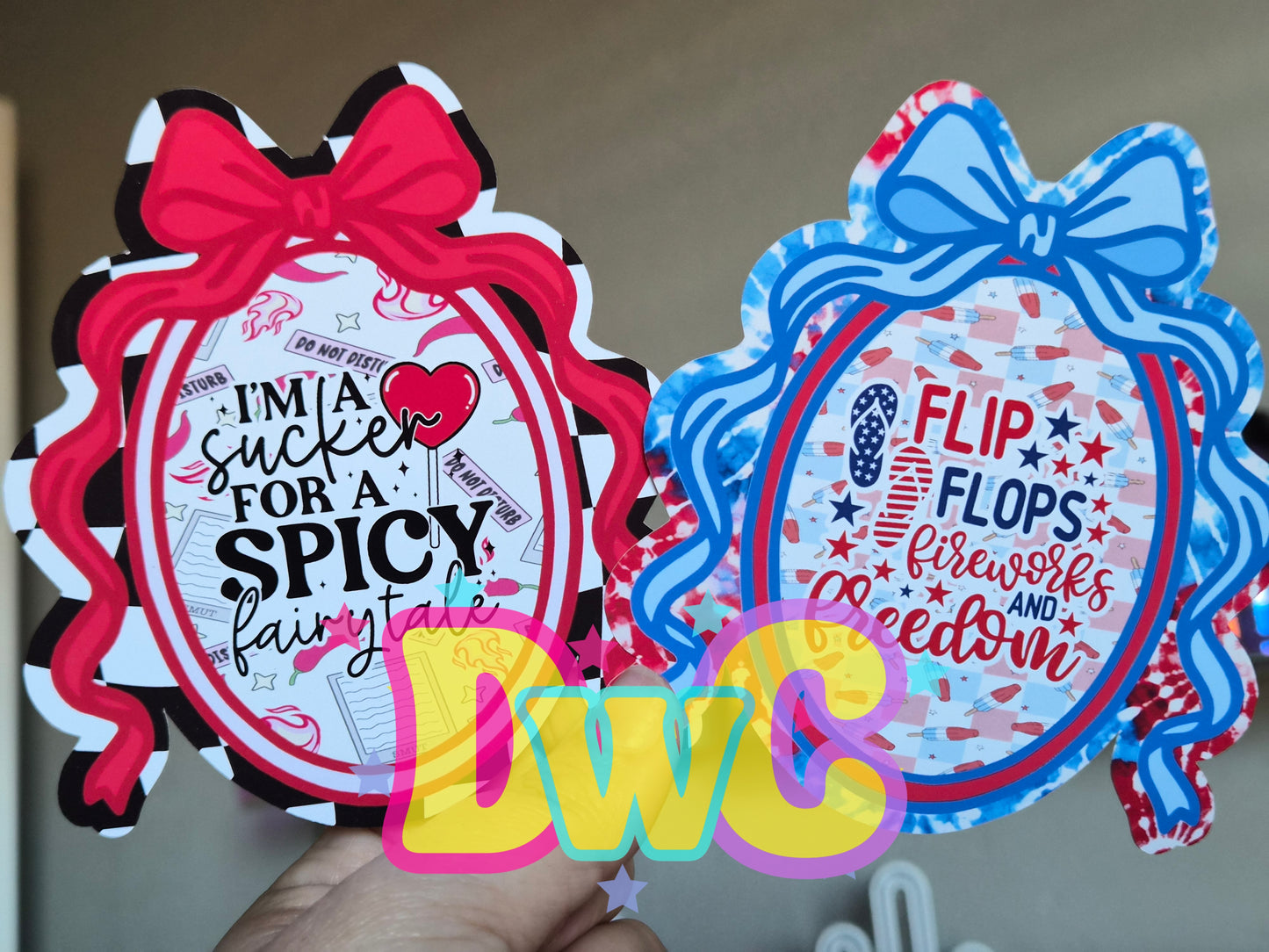 Abc Oval frame cardstock