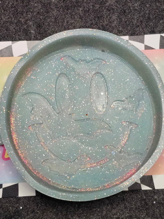 Bat smiley 4inh round