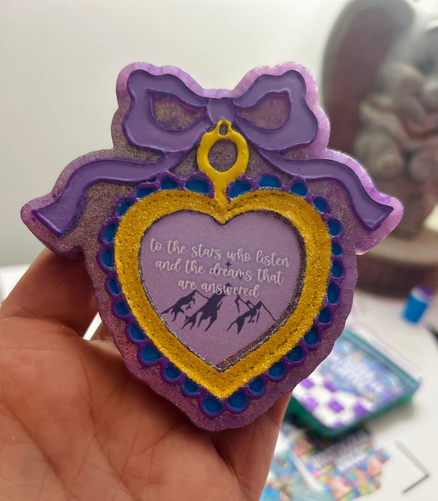 Abc locket cardstock