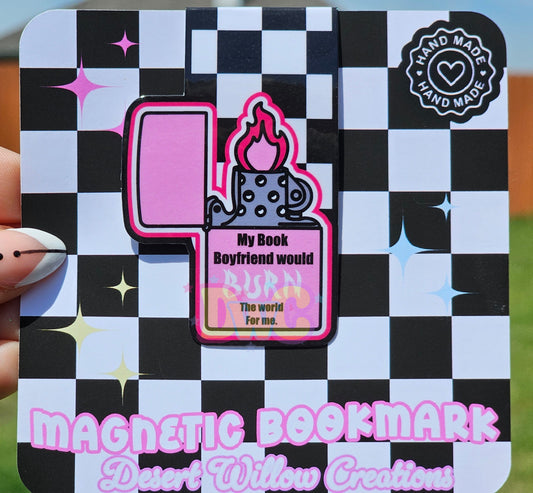Book boyfriend magnetic bookmark