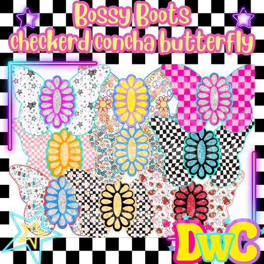 Bossy boots squash butterfly cardstock