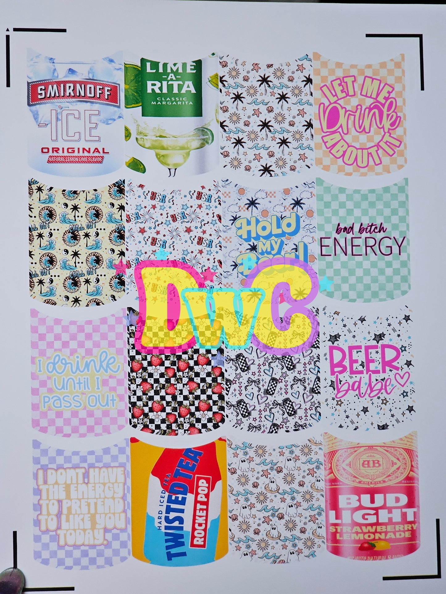 Southern glitter can floaty