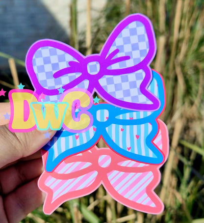 Abc goose head with bow cardstock