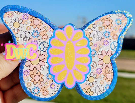 Bossy boots squash butterfly cardstock