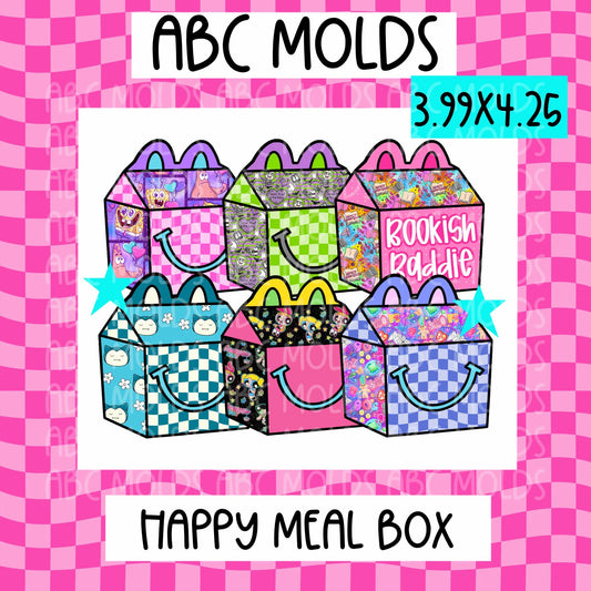 ABC Happy meal cardstock