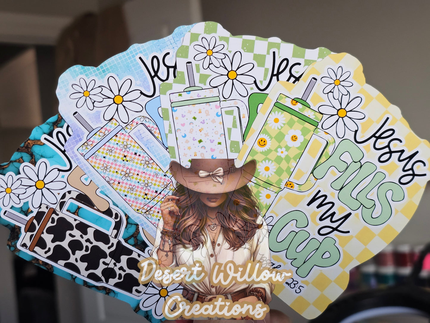 Abc Jesus full my cup cardstock option