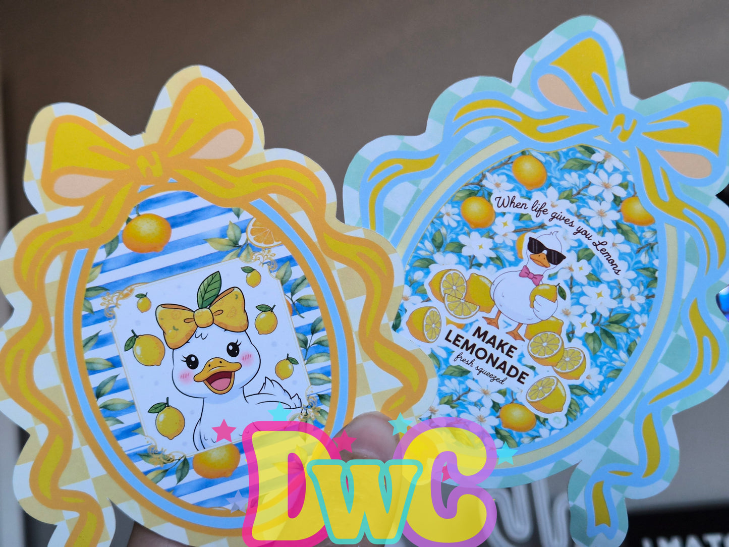 Abc Oval frame cardstock