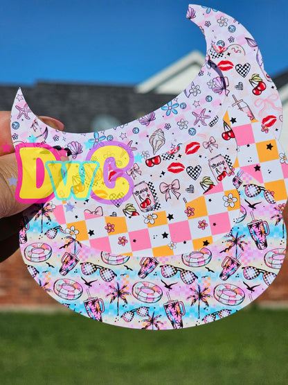 Abc duck floaty cardstock