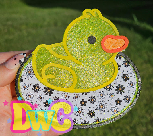 Abc duck floaty cardstock