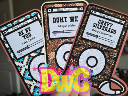 Abc iPod cardstock