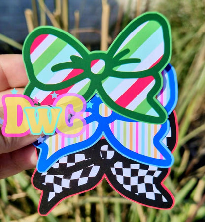 Abc goose head with bow cardstock