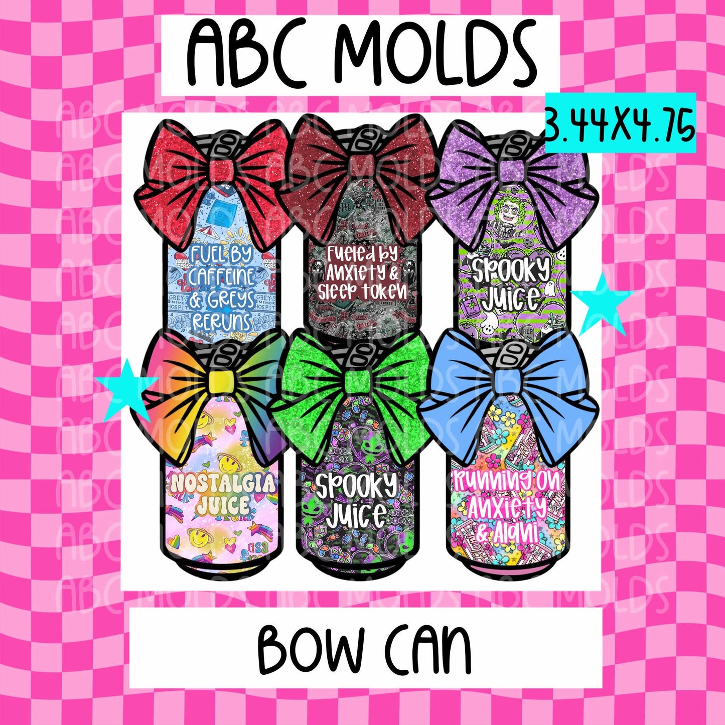 Abc can with bow