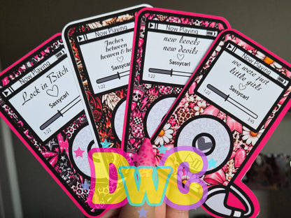 Abc iPod cardstock