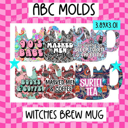 Abc molds witches brew mug cardstock