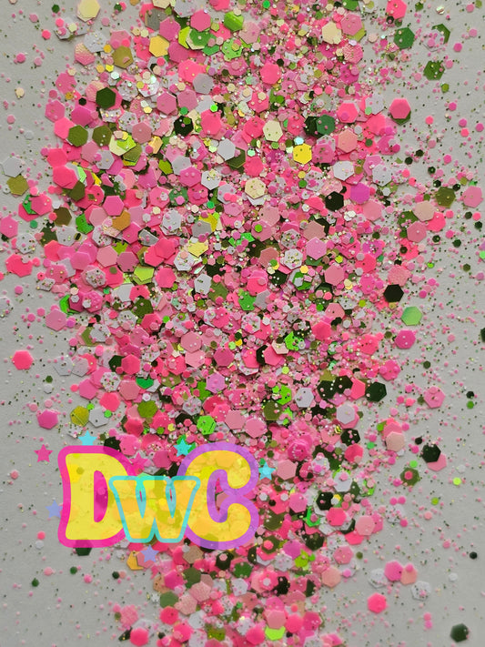 Strawberry 🍓  fields chunky glitter