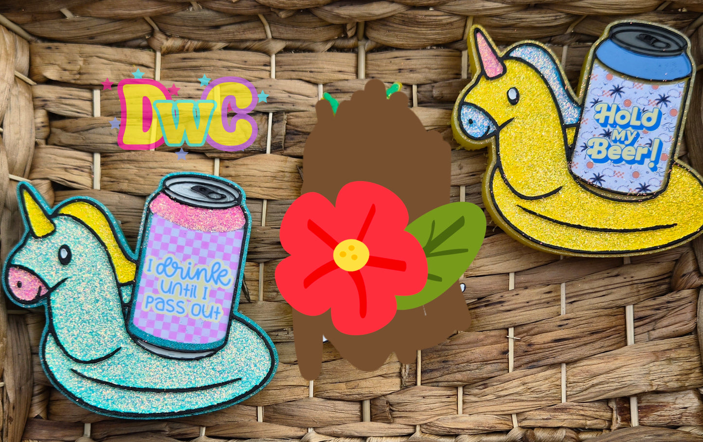 Southern glitter can floaty