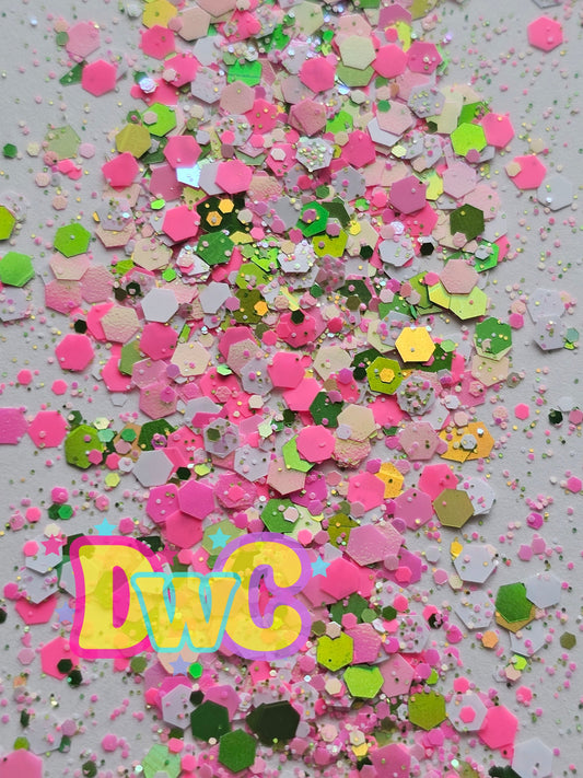 Strawberry 🍓  fields chunky glitter